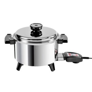 Olla Eléctrica de 5 Qt. con Núcleo de Aceite y Control Digital