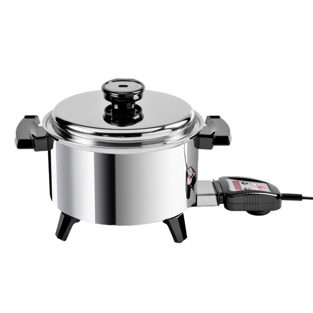 Olla Eléctrica de 5 Qt. con Núcleo de Aceite y Control Digital