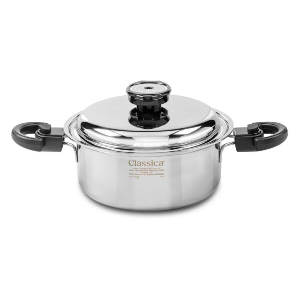 Olla Baja de 4 Qt. con tapa