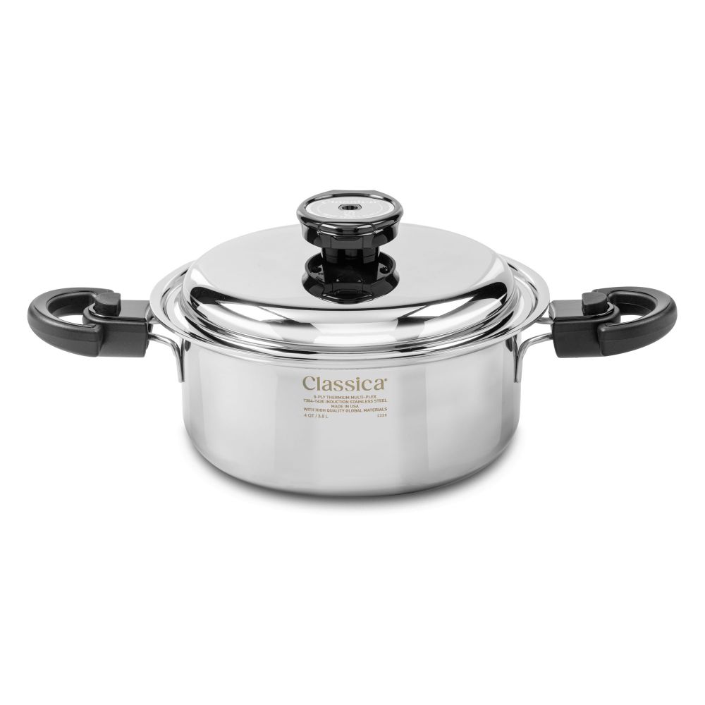 Olla Baja de 4 Qt. con tapa