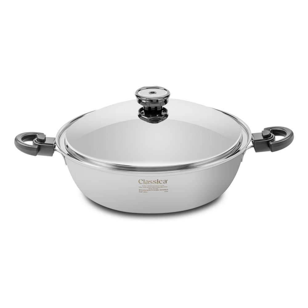 Paellera 14" con tapa Multiusos