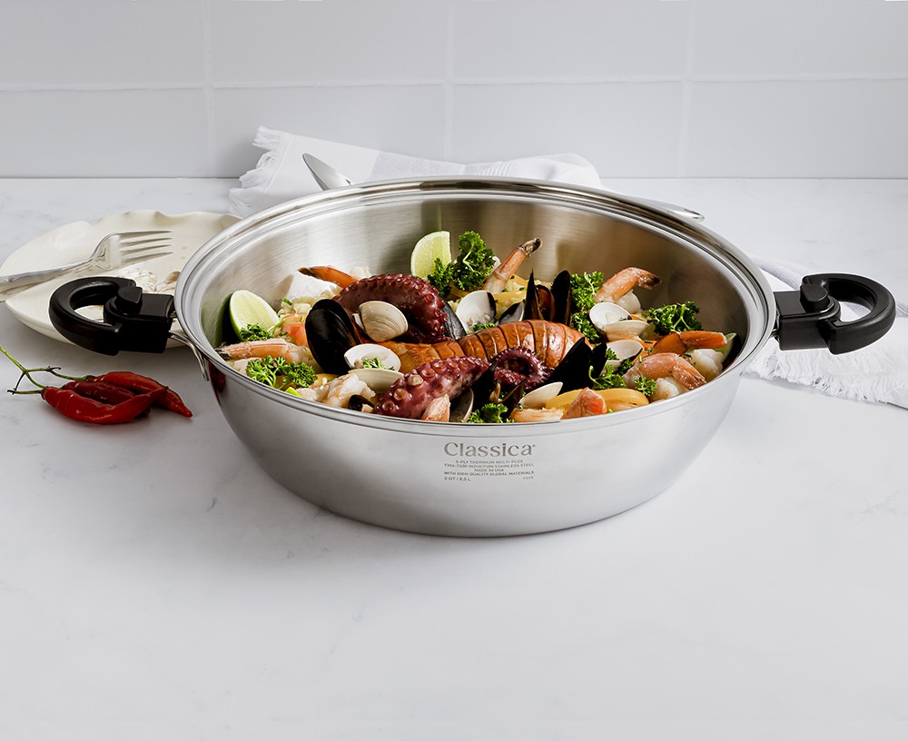 Paellera 14" con tapa Multiusos - Imagen 2