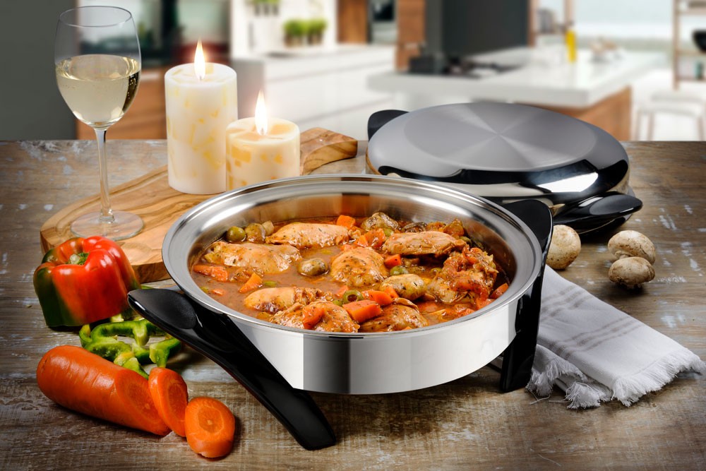 Sartén Eléctrico con Núcleo de Aceite y Control Digital - Imagen 3