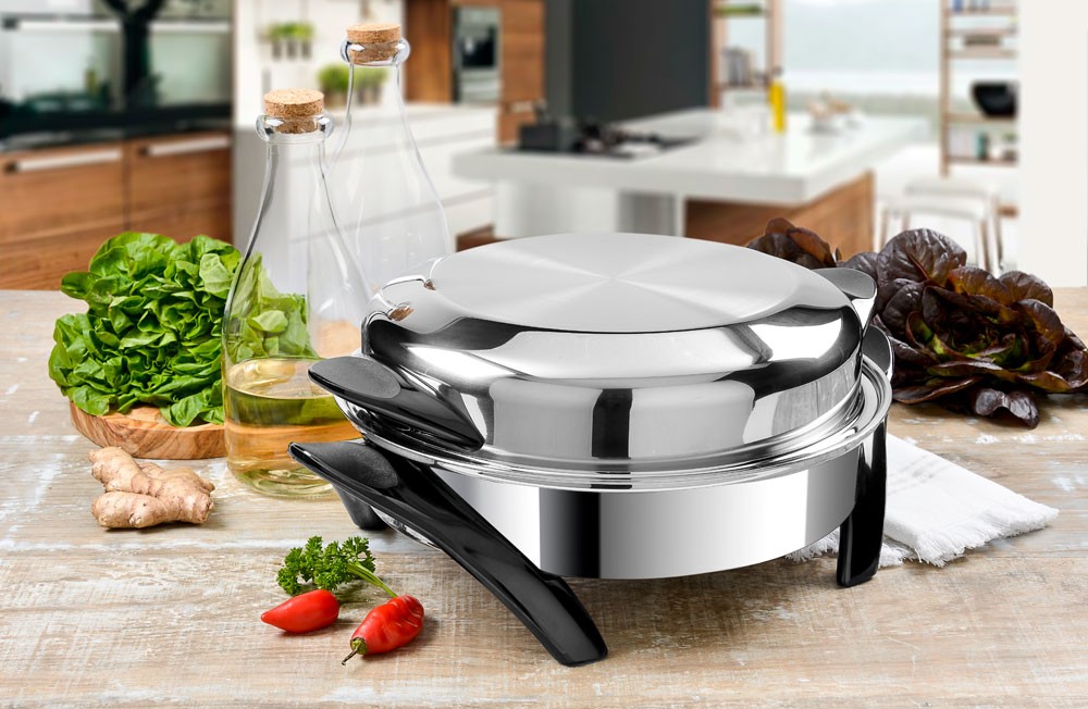 Sartén Eléctrico con Núcleo de Aceite y Control Digital - Imagen 2